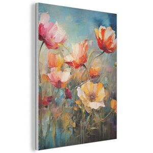 MuchoWow AKUSTICKÝ OBRAZ Kvety - Akvarel - Umenie - Botanické - Príroda 70x100 cm vyobraziť