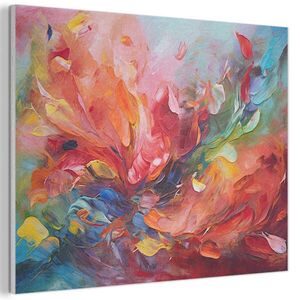 MuchoWow AKUSTICKÝ OBRAZ Olejomaľba - Umenie - Abstraktné - Farebné 80x60 cm vyobraziť