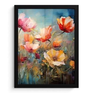 MuchoWow ZARÁMOVANÝ PLAGÁT Kvety - Akvarel - Umenie - Botanické - Príroda 30x40 cm vyobraziť