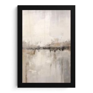 MuchoWow ZARÁMOVANÝ PLAGÁT Moderné umenie - Abstraktné - Béžové 20x30 cm vyobraziť