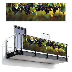 MuchoWow BALKÓNOVÁ ZÁSTENA Hrozno - Víno - Príroda - Zelená 300x95 cm vyobraziť