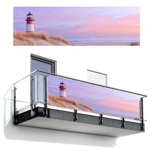 MuchoWow BALKÓNOVÁ ZÁSTENA Maják - duny - západ slnka 300x90 cm vyobraziť
