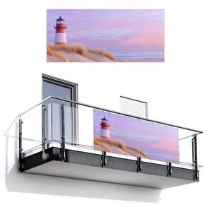 MuchoWow BALKÓNOVÁ ZÁSTENA Maják - duny - západ slnka 200x90 cm vyobraziť