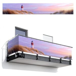 MuchoWow BALKÓNOVÁ ZÁSTENA Maják - duny - západ slnka 500x75 cm vyobraziť
