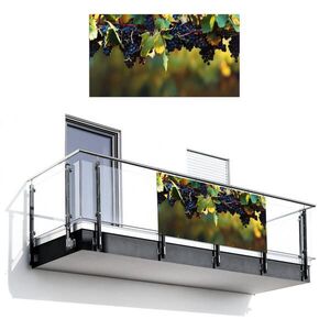 MuchoWow BALKÓNOVÁ ZÁSTENA Hrozno - Víno - Príroda - Zelená 200x110 cm vyobraziť