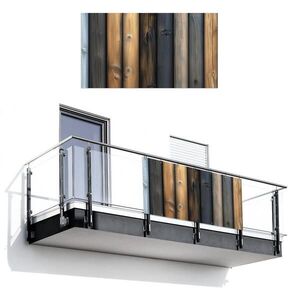 MuchoWow BALKÓNOVÁ ZÁSTENA Drevo - dosky - zmiešané 200x110 cm vyobraziť