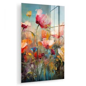 MuchoWow OBRAZ NA AKRYLOVOM SKLE Kvety - Akvarel - Umenie - Botanické - Príroda 40x60 cm vyobraziť