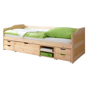 Livetastic POSTEĽ S ÚLOŽNÝM PRIESTOROM, 90/200 cm farba borovice vyobraziť