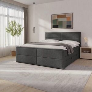Livetastic BOXSPRINGOVÁ POSTEĽ, 180/200 cm, antracitová vyobraziť