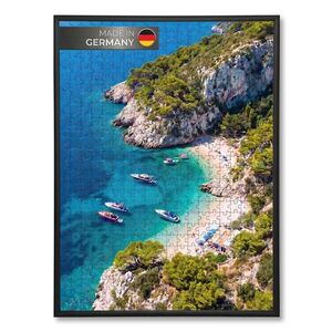 K-Möbel RÁM NA PUZZLE 37/98 cm hliník čierny vyobraziť