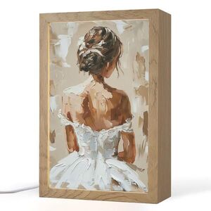 OnlyWow STOLNÁ LAMPA Žena - Farba - Abstraktná - Béžová - Moderná 20x30 cm vyobraziť