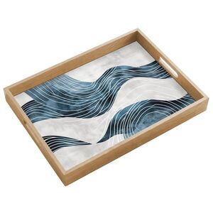 OnlyWow PODNOS Línie - Vlny - Abstraktné - Sivé 50x35 cm vyobraziť
