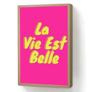 OnlyWow NÁSTENNÉ SVIETIDLO Citát - Retro - Pink 40x60 cm vyobraziť