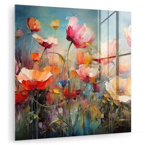 MuchoWow OBRAZ NA AKRYLOVOM SKLE Kvety - Akvarel - Umenie - Botanické - Príroda 50x50 cm vyobraziť