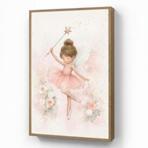 OnlyWow NOČNÁ LAMPA Baletka - Víla - Kvety - Ružová 70x100 cm vyobraziť