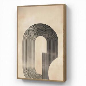 OnlyWow NÁSTENNÉ SVIETIDLO Luk - Pruhy - Minimalistický - Čierny 70x100 cm vyobraziť
