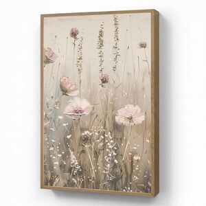 OnlyWow NÁSTENNÉ SVIETIDLO Kvety - Ružová - Moderné - Béžová 60x90 cm vyobraziť