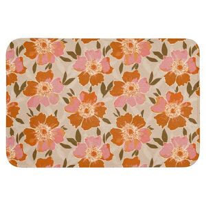 OnlyWow KÚPEĽŇOVÁ PREDLOŽKA Kvety - Motív - Retro 90x60 cm vyobraziť