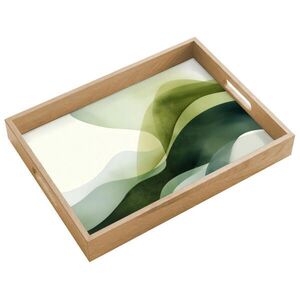 OnlyWow PODNOS Vlny - abstraktné - svetlozelené - ornamentálne 40x30 cm vyobraziť