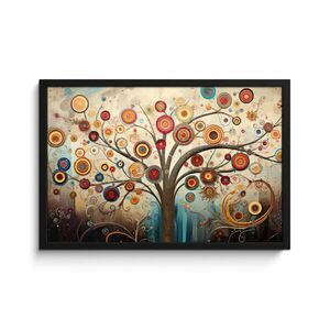MuchoWow ZARÁMOVANÝ PLAGÁT Strom - Strom života - Farba 60x40 cm vyobraziť