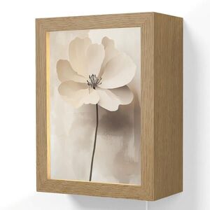 OnlyWow NÁSTENNÉ SVIETIDLO Kvetina - béžová - farba - tieň 15x20 cm vyobraziť