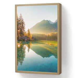 OnlyWow NÁSTENNÉ SVIETIDLO Jazero - Les - Hory - Príroda - Slnko - Krajina 40x60 cm vyobraziť
