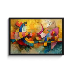 MuchoWow ZARÁMOVANÝ PLAGÁT Umenie - abstraktné - moderné 60x40 cm vyobraziť