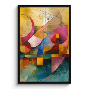 MuchoWow ZARÁMOVANÝ PLAGÁT Umenie - abstraktné - moderné 60x90 cm vyobraziť