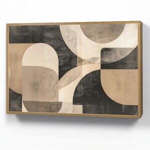 OnlyWow NÁSTENNÉ SVIETIDLO Abstraktné - Tvary - Moderné - Béžové 100x70 cm vyobraziť