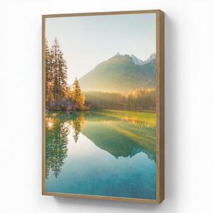 OnlyWow NÁSTENNÉ SVIETIDLO Jazero - Les - Hory - Príroda - Slnko - Krajina 70x100 cm vyobraziť
