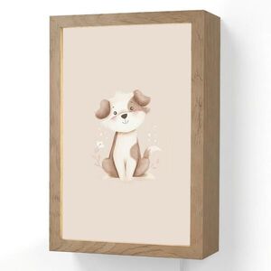 OnlyWow NÁSTENNÉ SVIETIDLO Pes - škvrnitý - hnedý 20x30 cm vyobraziť