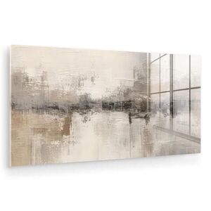 MuchoWow OBRAZ NA AKRYLOVOM SKLE Moderné umenie - Abstraktné - Béžové 120x60 cm vyobraziť