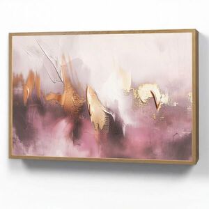 OnlyWow NÁSTENNÉ SVIETIDLO Fialová - abstraktné - farba - zlatá 100x70 cm vyobraziť
