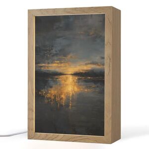 OnlyWow STOLNÁ LAMPA Zlatý odraz na vode 20x30 cm vyobraziť