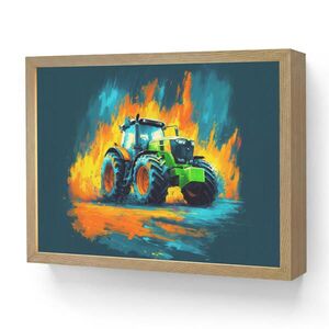 OnlyWow NOČNÁ LAMPA Abstrakt - Traktor - zelený 40x30 cm vyobraziť
