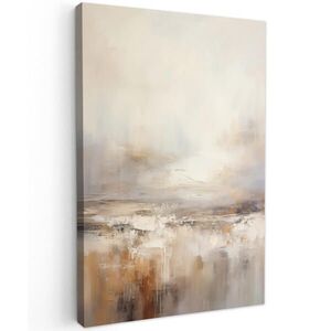 MuchoWow OBRAZ NA PLÁTNE Umenie - priemyselné - sivé - hnedé - abstraktné 20x30 cm vyobraziť