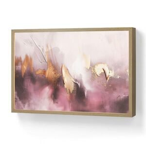 OnlyWow NÁSTENNÉ SVIETIDLO Fialová - abstraktné - farba - zlatá 60x40 cm vyobraziť
