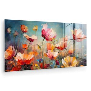 MuchoWow OBRAZ NA AKRYLOVOM SKLE Kvety - Akvarel - Umenie - Botanické - Príroda 120x60 cm vyobraziť