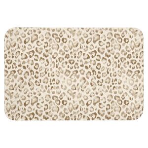 OnlyWow KÚPEĽŇOVÁ PREDLOŽKA Leopard - Classic - Béžová 90x60 cm vyobraziť