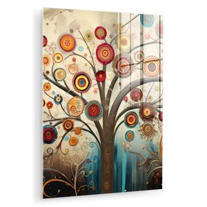 MuchoWow OBRAZ NA AKRYLOVOM SKLE Strom - Strom života - Farba 60x80 cm vyobraziť