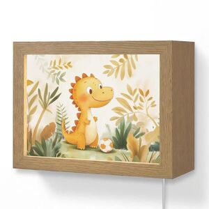 OnlyWow NÁSTENNÉ SVIETIDLO Dino - Futbal - Orange 20x15 cm vyobraziť