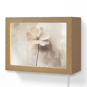 OnlyWow NÁSTENNÉ SVIETIDLO Kvetina - béžová - farba - tieň 20x15 cm vyobraziť