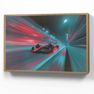 OnlyWow NOČNÁ LAMPA Závodné auto - Červená - Rýchlosť 90x60 cm vyobraziť