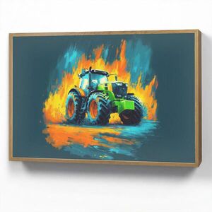 OnlyWow NOČNÁ LAMPA Abstrakt - Traktor - zelený 90x60 cm vyobraziť