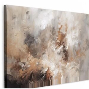 MuchoWow OBRAZ NA PLÁTNE Farba - abstraktná - béžová - umenie 30x20 cm vyobraziť