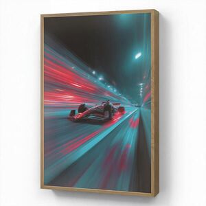 OnlyWow NÁSTENNÉ SVIETIDLO Závodné auto - Červená - Rýchlosť 60x90 cm vyobraziť