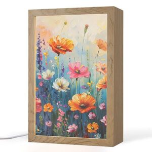OnlyWow STOLNÁ LAMPA Kvety - Príroda - Akvarel - Umenie 20x30 cm vyobraziť