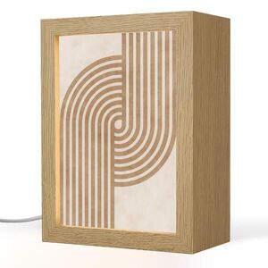 OnlyWow STOLNÁ LAMPA Symetrický ohyb - medenej farby 15x20 cm vyobraziť