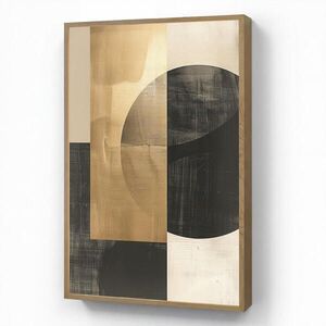 OnlyWow NÁSTENNÉ SVIETIDLO Abstraktné - Moderné - Čierne - Zlaté 60x90 cm vyobraziť