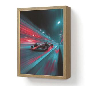 OnlyWow NOČNÁ LAMPA Závodné auto - Červená - Rýchlosť 30x40 cm vyobraziť